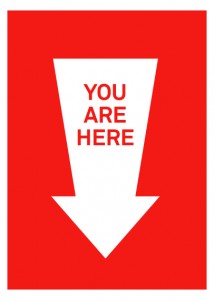 You Are Here Arrow