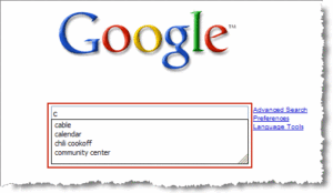 Google Search Box